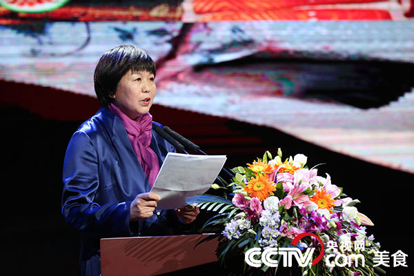 中国农业电影电视中心（CCTV-7农业节目）总编辑傅雪柳作为出品方代表之一，为活动致辞